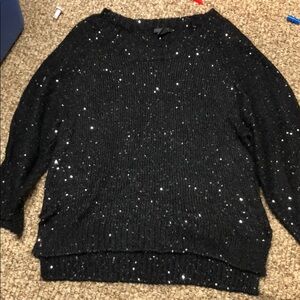 H&M sequin sweater size S